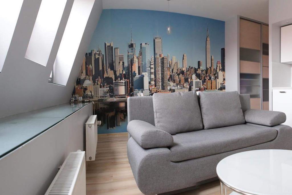 35m² studio Appartement, met 1 privé badkamer in Poznan stadscentrum Buitenkant foto