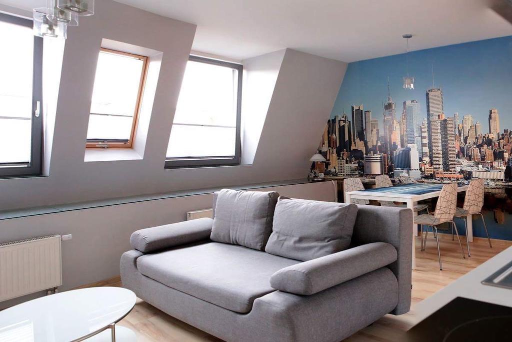 35m² studio Appartement, met 1 privé badkamer in Poznan stadscentrum Buitenkant foto